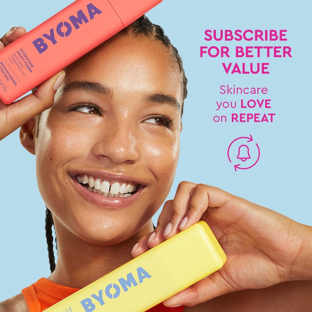 byoma hydrating serum (30ml) moisturising face serum with squalane and ceramides for glowing, dewy skin deep hydration and barrier support