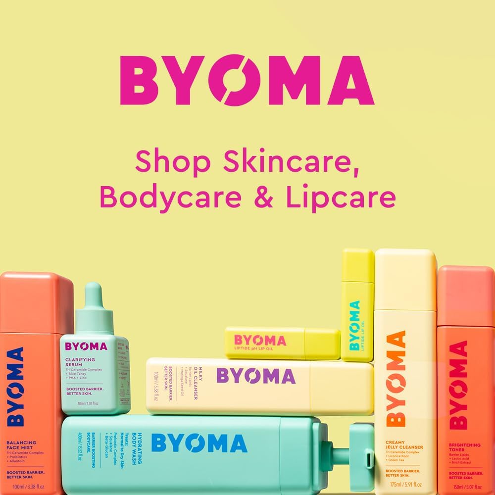 byoma hydrating serum (30ml) moisturising face serum with squalane and ceramides for glowing, dewy skin deep hydration and barrier support