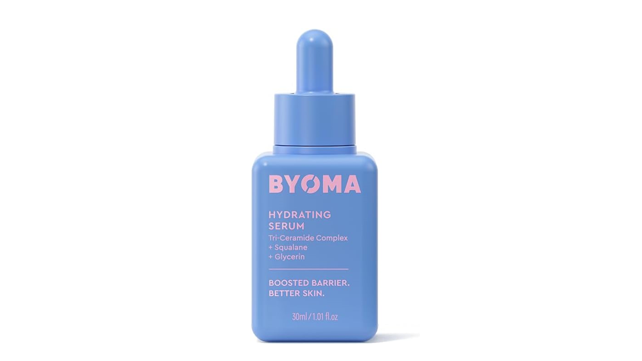 BYOMA Hydrating Serum (30ml) Moisturising Face Serum with Squalane and Ceramides for Glowing, Dewy Skin - Deep Hydration and Barrier Support