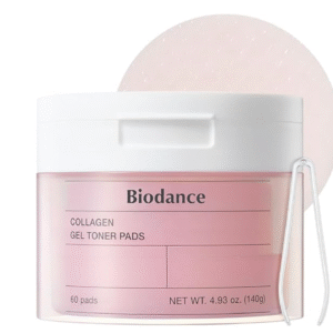 Biodance Collagen Gel Toner Pads, Pore Minimizer for Face, Improve Elasticity, Gentle Exfoliating, Korean Toner Pads for Sensitive Skin, Korean Skin Care