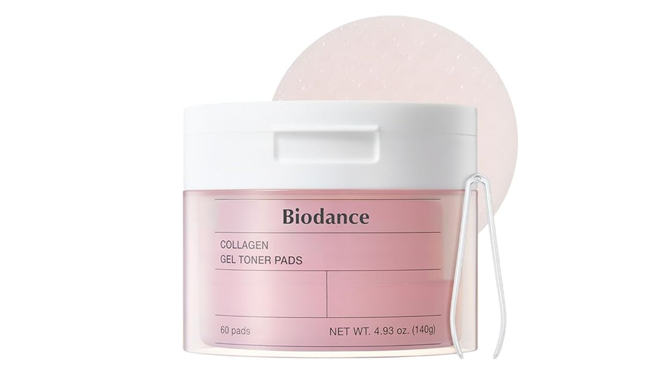 Biodance Collagen Gel Toner Pads, Pore Minimizer for Face, Improve Elasticity, Gentle Exfoliating, Korean Toner Pads for Sensitive Skin, Korean Skin Care