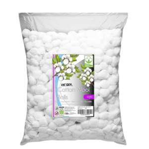1000pc Pack, RE-GEN 100% Natural Cotton Wool Balls Healthcare Dressing Cleaning Cotton Wool Pads | Ideal for First Aid, Health & Beauty, Personal Care, Cosmetics