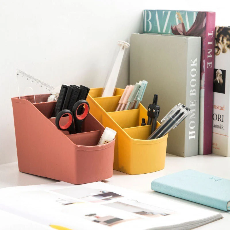 Four-Compartment Multi-Purpose Desk Organizer - Image 2