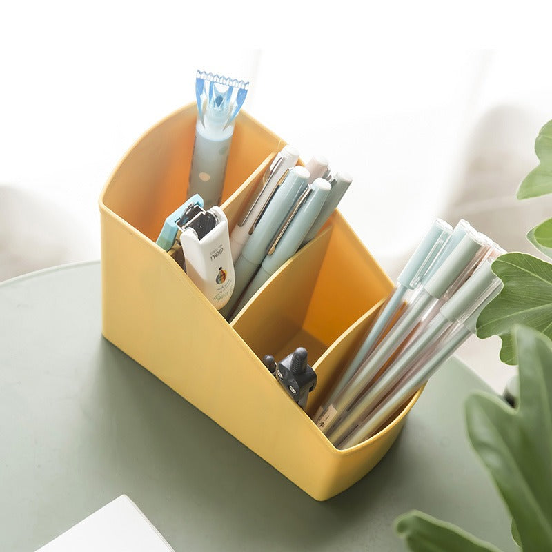 Four-Compartment Multi-Purpose Desk Organizer - Image 4