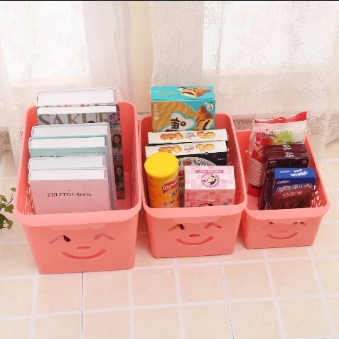 3Pcs Set Smiley Organiser Basket With Cap. - Image 4