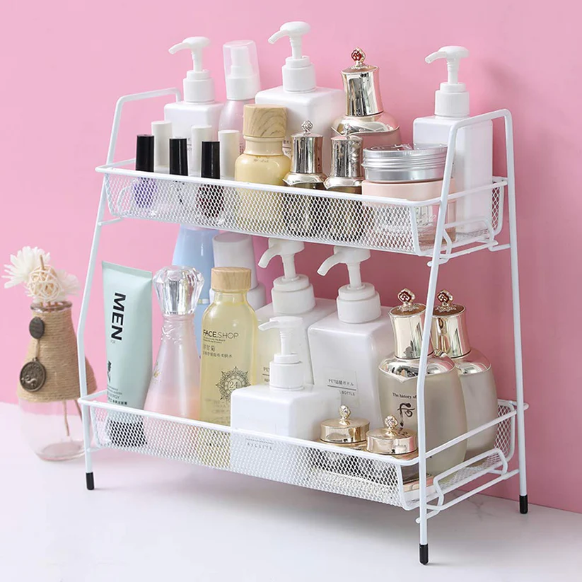 2-Tier Metal Kitchen & Bathroom Rack. - Image 2