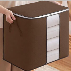 Brown Color Multipurpose Storage Bag for Clothes & Blanket