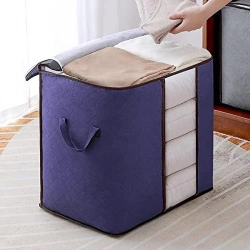 Brown Color Multipurpose Storage Bag for Clothes & Blanket - Image 2