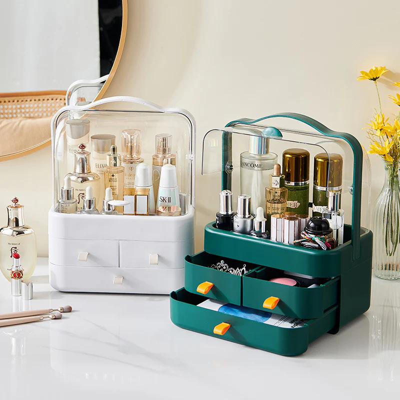 3 Drawer Portable Storage Cosmetic Box - Image 7